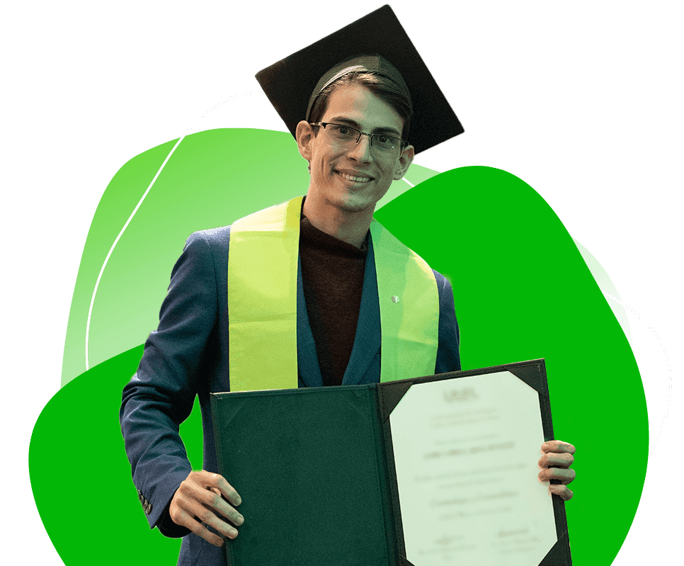 Banner promocional con oferta académica de Utel